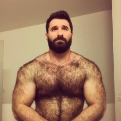 beefyhairylover: Look at all that fur in his shoulders