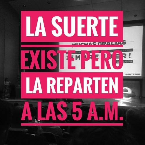 Yo nunca fui muy fan de madrugar pero desde hace un tiempo creo firmemente que para #irmáslejos toca “mover el culo” más temprano como bien dicen Illya Kuryaki and the Valderramas. Y no sólo en el sentido literal de madrugar. Para todo en la vida y...