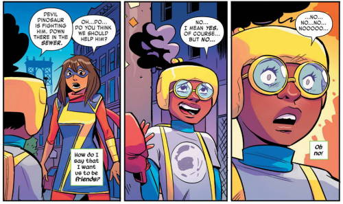superheroesincolor:Moon Girl and Devil Dinosaur #11 (2016)  Moon Girl (Lunella Lafayette) and Ms. Ma