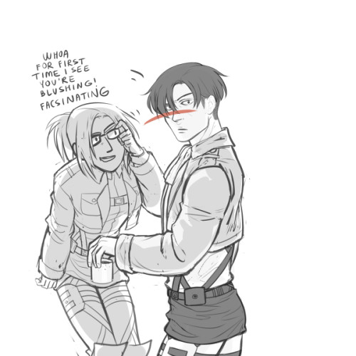 xyuwa:  Erwin eyefucks Levi from time to time and no one can tell me otherwise!   