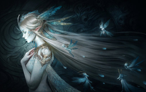magic-moon-vibes: Fairy Queen Cover Art |♡| skyzocat