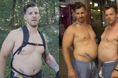 fattdudess:  Johannes Kwella & his sexy growing belly