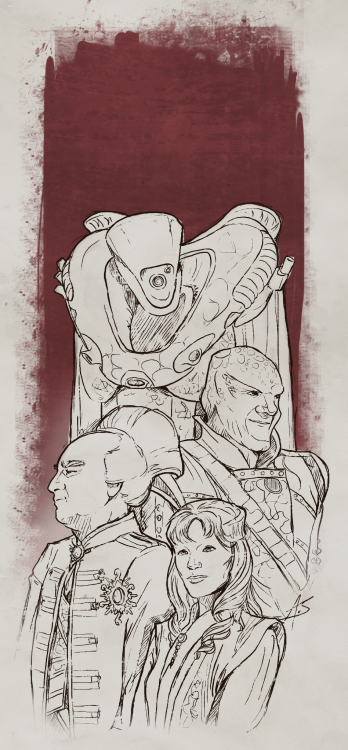 paramaline:enigmaticagentalice:Ambassadors…because I was feeling in a Babylon 5 kind of mood.#these 