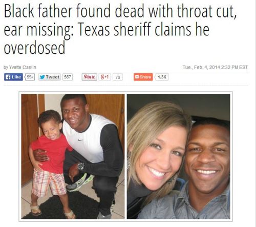 taint3ed:  problackass:  thinksquad:  http://rollingout.com/criminal-behavior/black-man-found-dead-slit-throat-missing-ear-authorities-claim-overdosed/ porn pictures