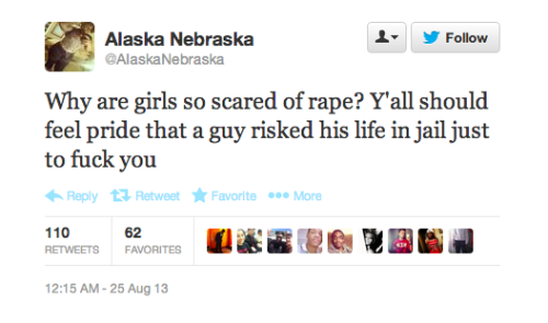 a-sarcastic-feminist: ssjdebusk: whatshehassaid: smellslikegirlriot: This is rape culture That is fu