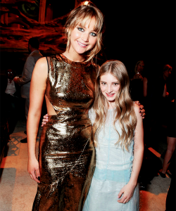 j-lawperfection:  Jennifer Lawrence and Willow