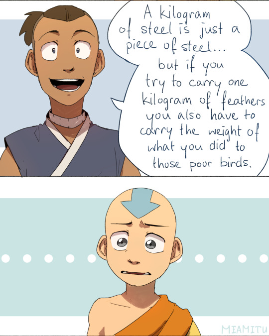 miamitu-illust:Nice going ruining Aang’s day.inspired by this post!bonus:none of them know how to appreciate a joke