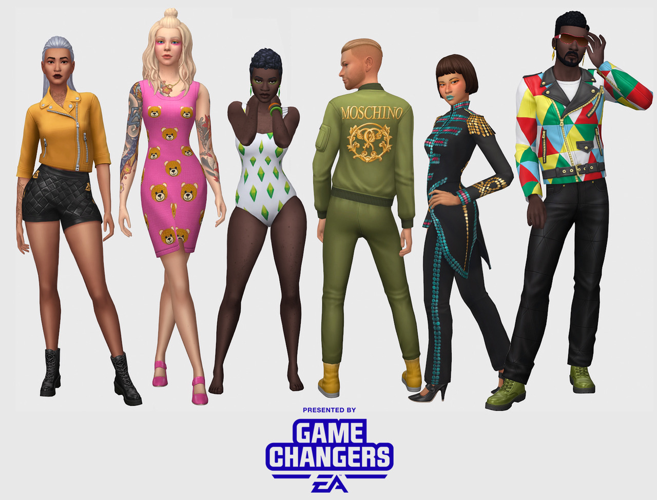 sims 4 moschino clothes