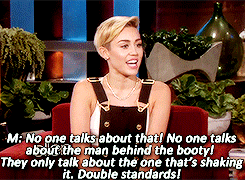 tom-sits-like-a-whore:   Miley discusses porn pictures