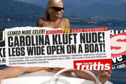 (via Leaked New Celebrity! Olympic Heptathlon Champion Carolina Klüft Nude Legs Wide Open On A Boat!