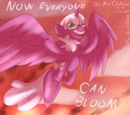 30min Challenge - Alicorn Cheerilee—- Everyone’s a flower.And they all must bloom.