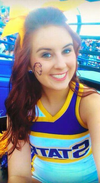 clothesonoff15:  Morgan Trent - 21yo, Oklahoma, Southeastern Oklahoma State University Cheerleader, Disney Intern.