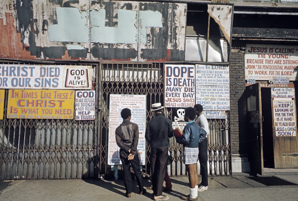 afewacresofsnow:From a Paris Match issue on Harlem in 1970. Jack Garofalo photographed