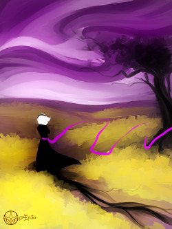     ♬  In my field of paper flowersAnd candy clouds of lullabyI lie inside myself for hoursAnd watch my purple sky fly over me   ♬   Forgot to upload here the 30 mins thing i did for @homestuckartists event.I’ve been re-listening to Evanescence