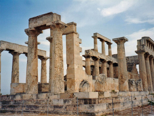 via-appia:The Temple of Aphaia/Aphea on Aegina, formerly known as the Temple of Jupiter Panhellenius
