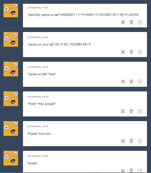 ask-firefly-the-raichu:  Don’t annoy firefly because chances are she will sit on