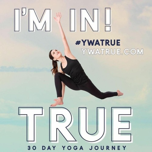 Okay guys, I’m in on the TRUE yoga journey with @adrienelouise! I just finished the first flow
