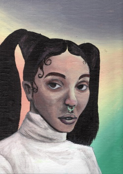 fyblackwomenart:  maria—david:  35 x 25 cmacrylic