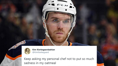 gee-roux: connor mcdavid + @kimkierkegaard