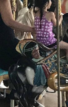 Six Flags La Ronde theme park finally removes carousel cowboy horse showing Indigenous man’s h