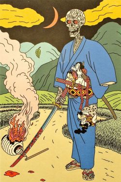 satiemoon:  Ilustration by Toshio Saeki