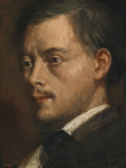 Edgar Degas (French, 1834-1917), Tête d’homme, c.1864. Oil on canvas laid down on panel, 31.1 x 23.8 cm.