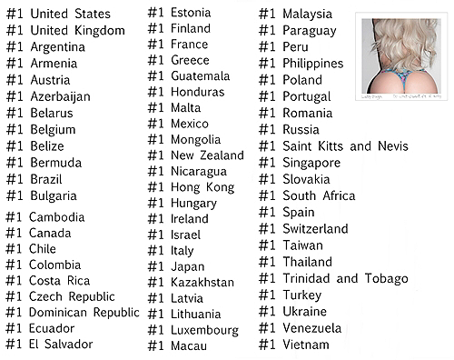 amenscheibe:  Do What U Want is #1 in 65 countries. 