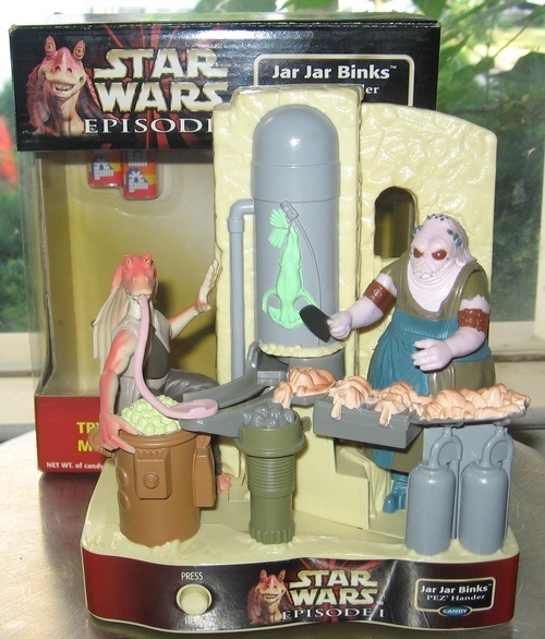 jar jar binks pez dispenser