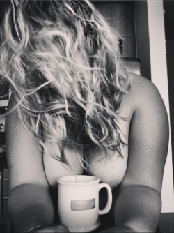 asleepylioness:  So - i submitted to myself and let Him caption it. Silly i know :) On hard Wednesday mornings, when i’m not ready to wake, I remember how excited i am to drink our coffee, brewing with particularly strong emotions. ~Lioness   It’s