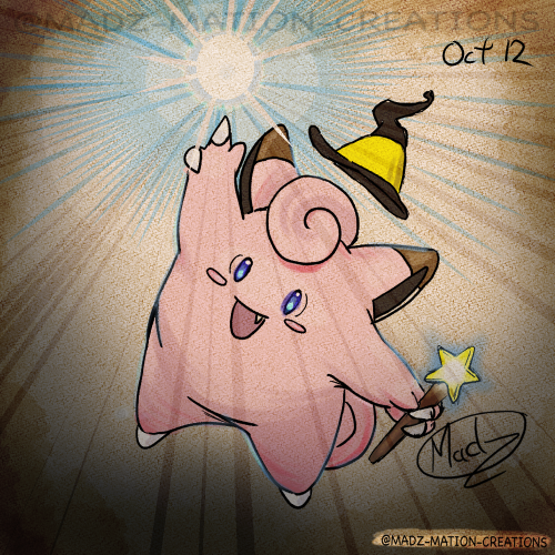 Inktober day 12 Clefairy