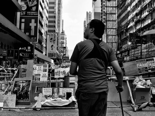 Observing Jesus A study of life on the streets during Hong Kong&rsquo;s Occupy Central movement. © w