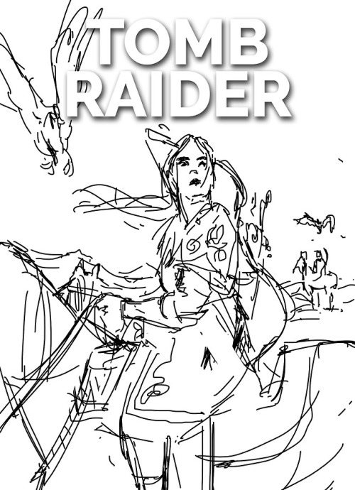 TOMB RAIDER InktoberDigital version. Tomb Raider comic covers.#2 - Second 10 daysps. Let me know whi