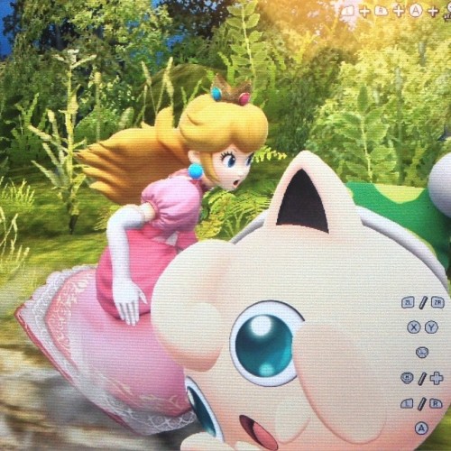 wolfiboi:  Jiggypuff abuse #peach #princesspeach #jigglypuff #supersmashbros #smashbros #pokemon #ssb4