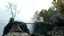 beyondskyrim:  A precarious walkway on the edge of the Kambrian Hills. 