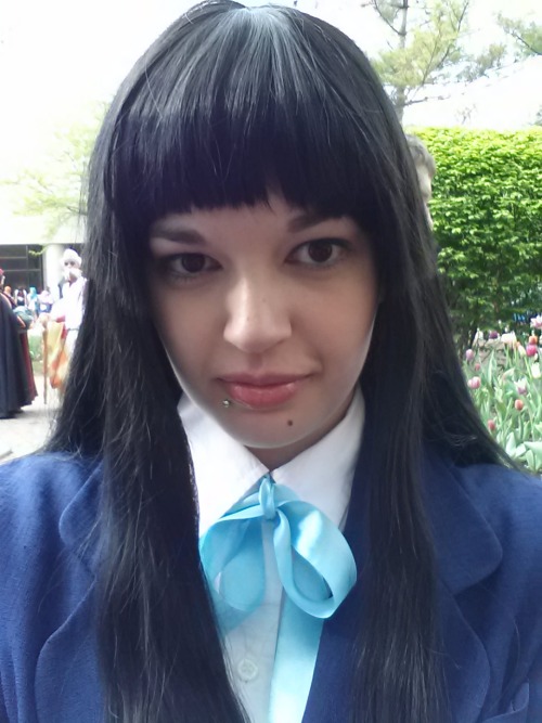 castikat:More ACen photos!Me as Mio from K-On! (School Uniform version)brighteyescosplay as Mugi fro