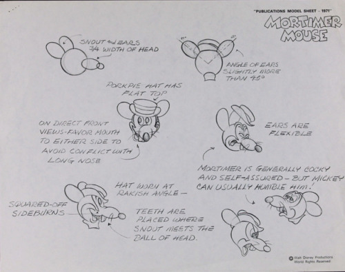 More model sheets from the 1971 Disney Publications stack. Villains this time–Peg Leg Pete, the Beag