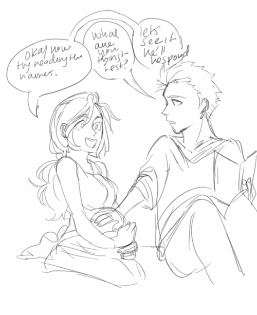 pickyeve:Prompt: Pregnancy! But mostly naming. Pt.1