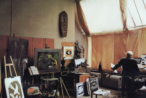 Alexander Liberman, Georges Braque in his studio