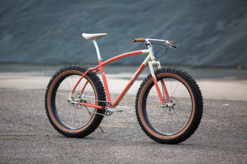 ridemetal:  Easily the coolest fat bike I have seen to date! Between the paint, lines, and concave s