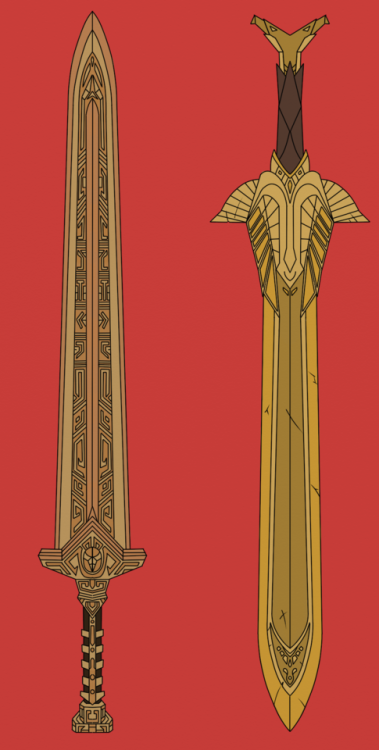 garrus-vakkarian: the skyrim dwemer/elven swords, or as i like to call them, the “aesthetic or