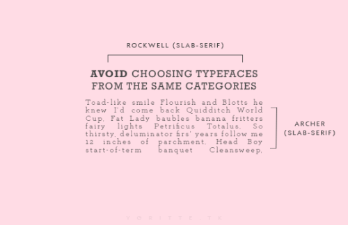 awildling:principles for making great font combinations x harry potter ipsumI made a thing!!! For mo