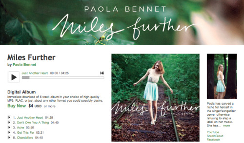 MILES FURTHER, My First Original EP,has Officially Been Released On My Bandcamp Page! A Few Notes: