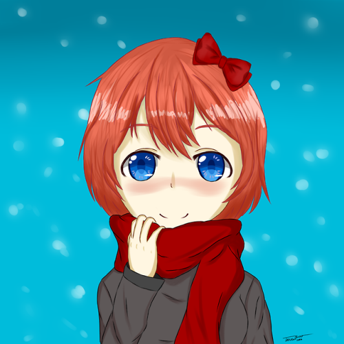 “It’s pretty chilly, MC. Why don’t you warm up with me for a little?”