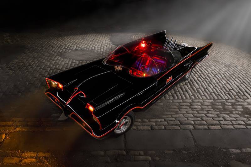 hemmingsmotornews:  Period-built Thunderbird-based replica of the 1966 Batmobile