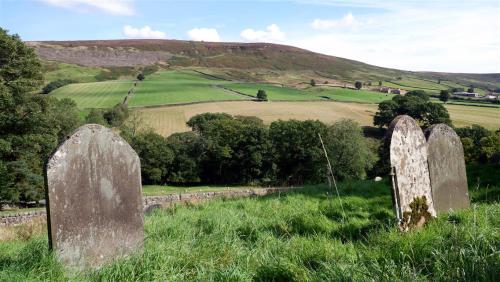 What a lovely place to Rest in Peace.North Yorkshire Moors, England.