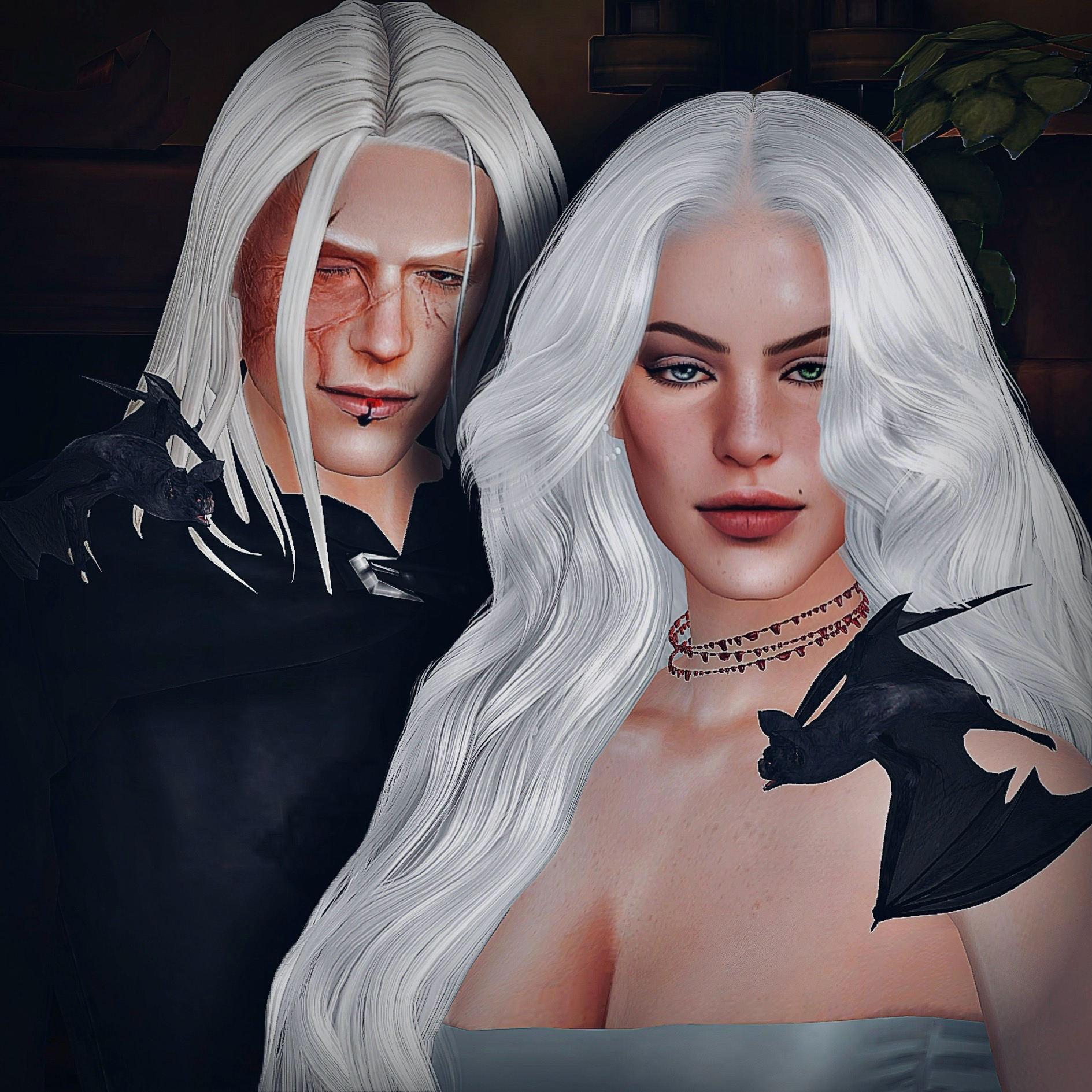 🖤Brynden Rivers & Shiera Seastar🖤 ig// iikesims📕🐉 sxrry for the