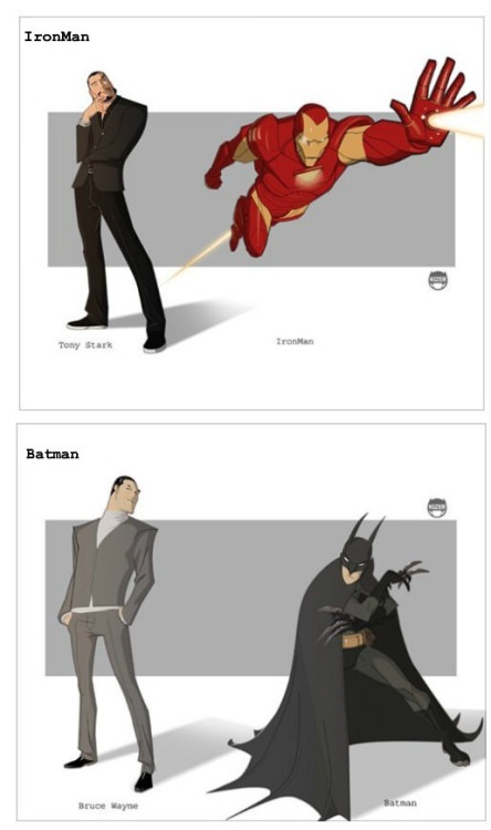 Superheroes And Their Secret Identities