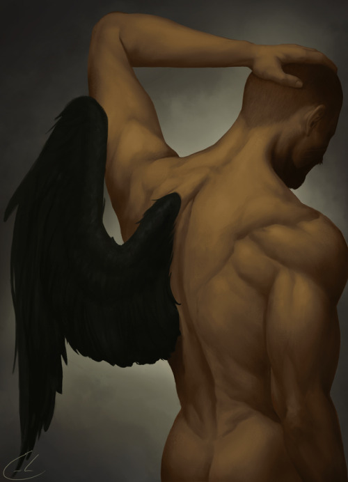 juicywizarcl:Inspired very heavily by Roberto Ferri, and my first fully personal piece in a while! P