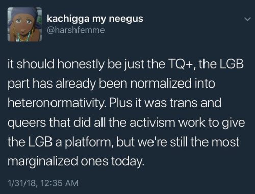 rejectingfemininity:radfem-lyanna-mormont:76genders:Funny how TRAs can say shit like this but the mi