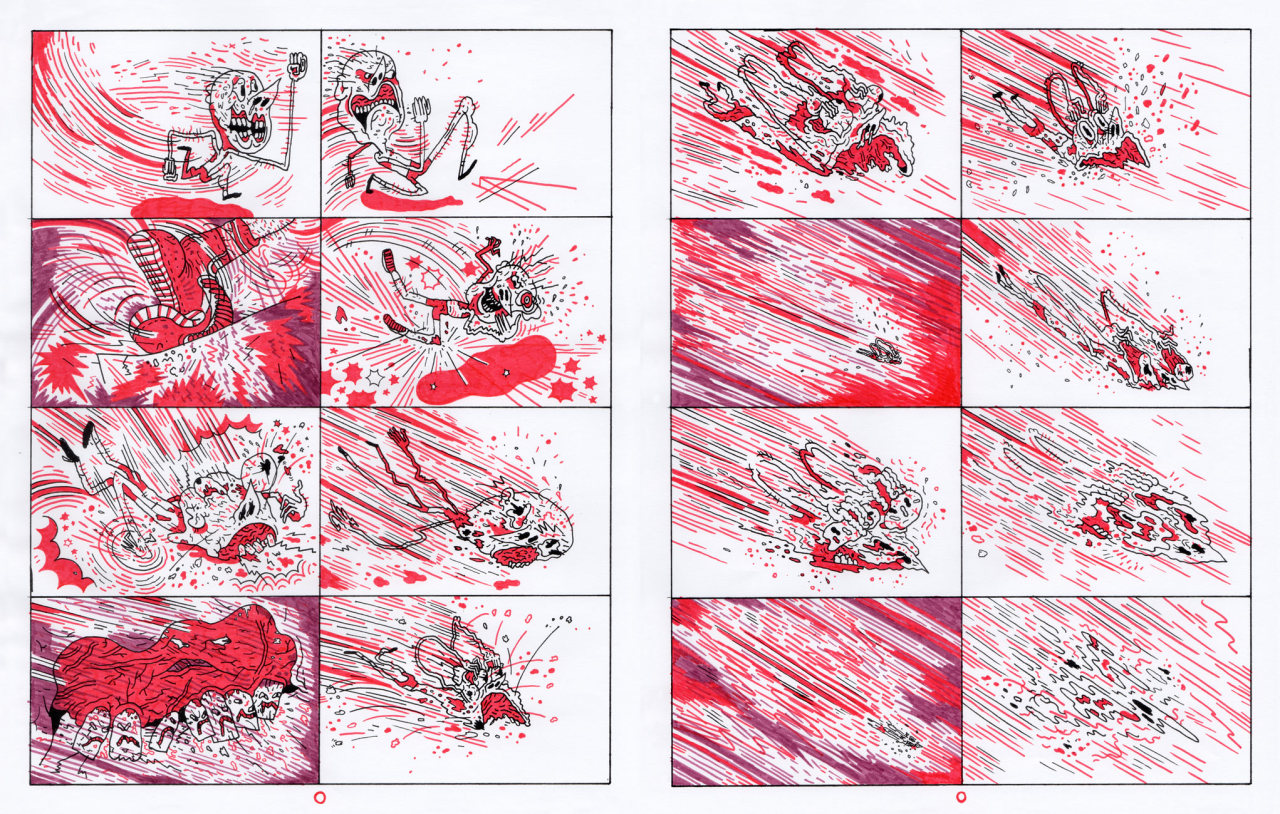 rowantedge:  Rowan Tedge - “Spectrum Jogger” Made for the Comics Workbook Composition